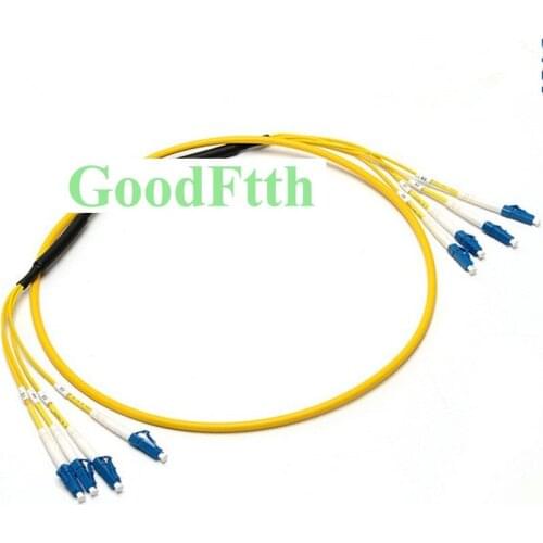 Fiber Patch Cord Jumper LC-LC UPC SM Trunk 4 Cores Breakout 2mm GoodFtth 1-15m