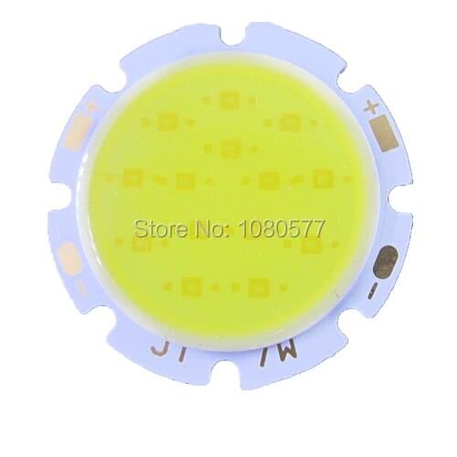10 X 7W 400LM Round COB LED Super Bright Light Lamp Bulb DC15-17V White/Warm White Free Shipping