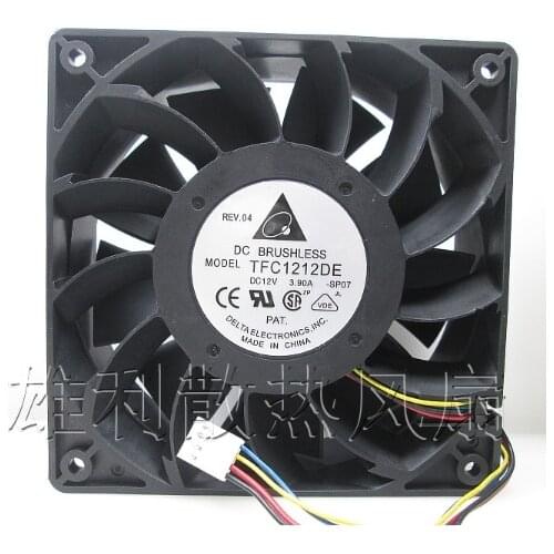 12CM/ cm 12038 3.9A 12V violence / wind volume chassis fan TFC1212DE