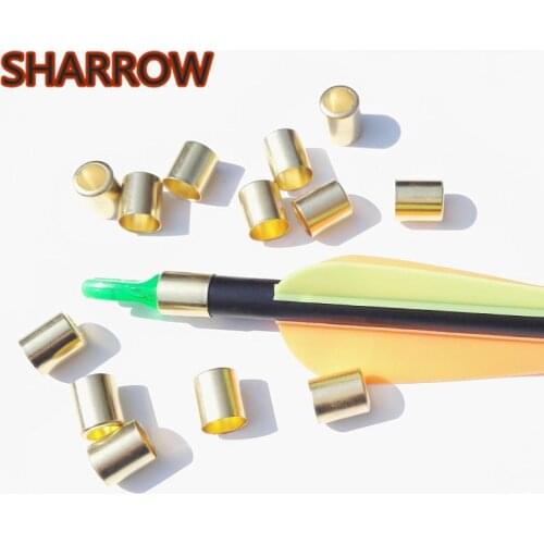 20/50pcs Explosion-Proof Ring Aluminium Protective Sleeve Tail 8mm Out Diameter Inter Diameter 6mm Shaft Arrow Ring Accessories