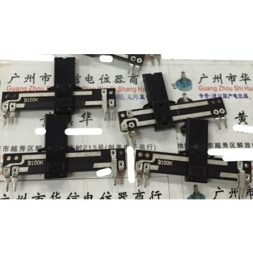 5pcs/lot Stock SC-308N B100K with a total length of 5 cm single slide straight slide potentiometer 5 feet