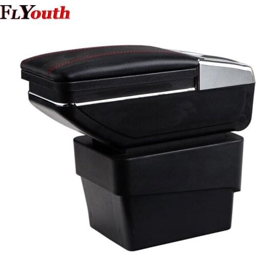 For Skoda Octavia A7 2015-2018 Car Armrest Box Central Store Content Box With Cup Holder Interior Products Interior Accessories