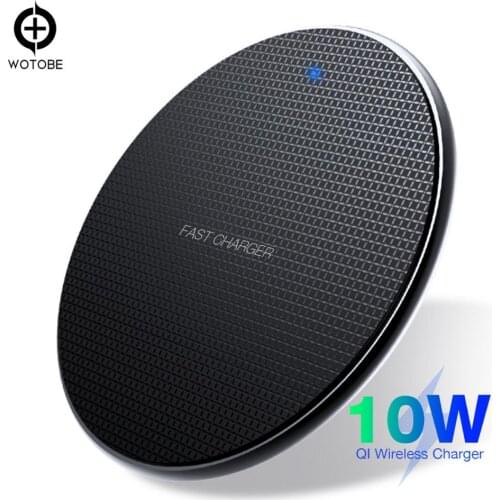 QC3.0 18W Qi Wireless 10W Charger for iPhone X/11 Visible S8/S9/S10/note9/10 Xiaomi p20/p30/mate30(and power adapter)