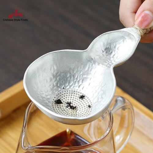 Tea Set Coffee And Tea Tools Tin Tea Strainers Handmade Kung Fu Tea Accessories