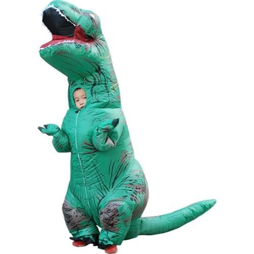 Children Dinosaur Mascot Tyrannosaurus Rex Inflatable Costume T-Rex Clothing Carnival Halloween Festival Clothes