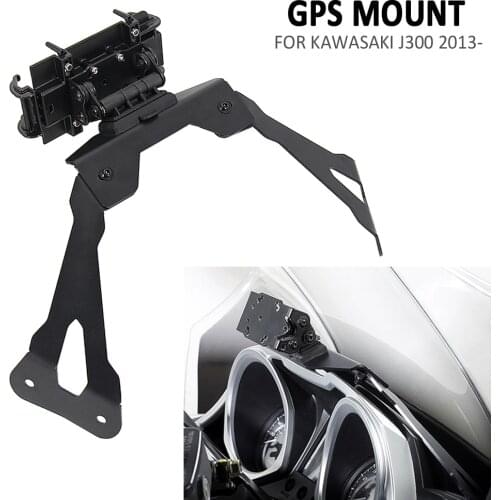 FOR Kawasaki J300 J 300 2013-2021 NEW Motorcycle Accessories Smart Phone Navigation GPS Plate Bracket Adapt Holder Kit