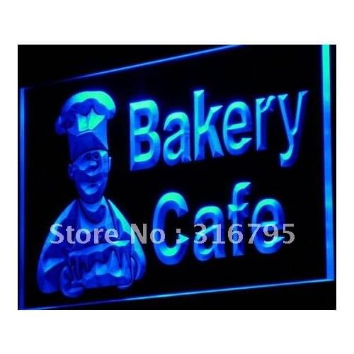 I951 Bakery Cafe Shop Bread Cake NEW LED Neon Light Light Signs On/Off Swtich 20+ Colors 5 Sizes