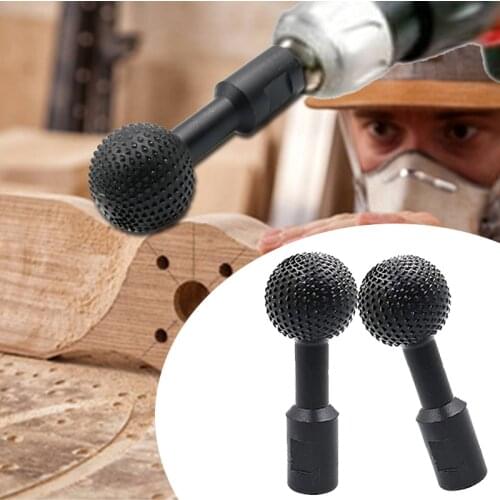 Unique Fine Polishing Treatment Ball Gouge Ring-shaped Cutter with Head Diameter 40mm Woodworking Profession Wood Carving Tool