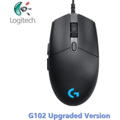 Logitech G102 Original IC PRODIGY/LIGHTSYNC Gaming Mouse Optical 8000DPI 16.8M Color LED Customizing 6 Buttons Wired