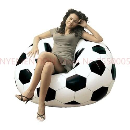 Inflatable Sofa Air Soccar Football Self Bean Bag Chair Portable Outdoor Garden Sofa Living Room Furniture Corner Sofa 20pcs