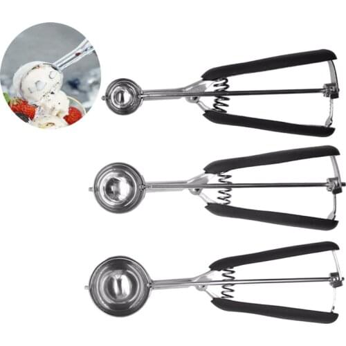 Stainless Steel Ball Scoop Cookie Scoops for Baking Cookie Scoop Cookie Dough Durable Melon Baller Scoop