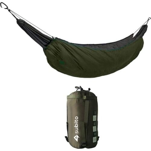 Outdoor Leisure Single Warm Cotton Hammock Camping Hammock Cold Warm Cover Wind And Cold Heat Preservation Hammock