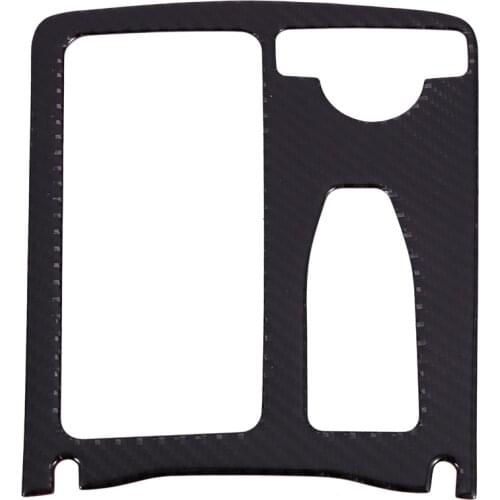 For Mercedes Benz C Class W204 E Class W212 Carbon Fiber Console Panel Cover Trim