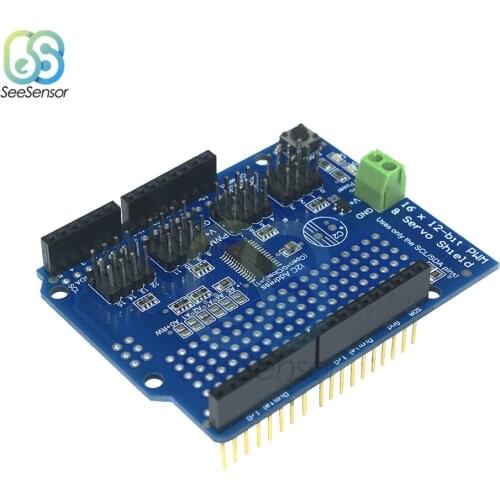 PCA9685 16 Channel 12-bit PWM Servo Driver Board I2C Interface for Arduino Raspberry Shield Module Servo Shield