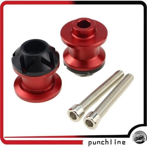 Fit For SUZUKI GSX-R600 GSX-R750 GSX-R1000 GSX-R1100 GSX-R 600 GSX-R 750 1000 Motorcycle Swingarm Spools stand screws Slider 8MM