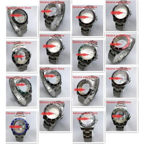 904L stainless steel 40mm transparent case sapphire glass base ETA2836 NH35 NH36 Miyota 8205 8215 Mingzhu DG 2813 3804 movement