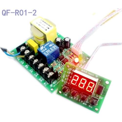 Delay Relay Module Optocoupler Isolation Timer Industrial Control Components QF-R01-2 220V Delay Relay Module