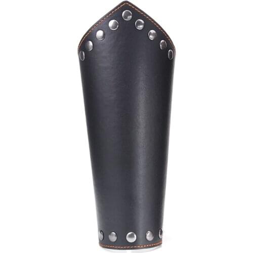 Wide Leather Bracers Bracelet Punk Rock Jewelry wrist band Riding Wristbands Rider Leather Bracelet & Bangle Men pulseras hombre