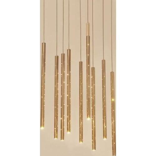 Modern creative personality romantic wind chimes restaurant chandelier Nordic simple bar bar designer art lamp