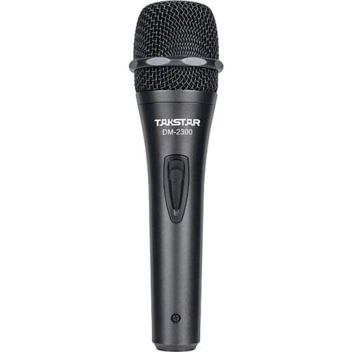 Takstar DM-2300 Handheld Wired Dynamic Microphone for On-stage Performance Karaoke Outdoor Activities