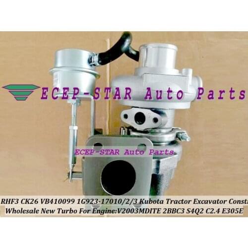 TD03L RHF3 CK26 VB410099 1G923-17010 1G923-17012 1G923-17013 CK30 Turbo For Kubota Tractor Excavator Construction V2003MDITE