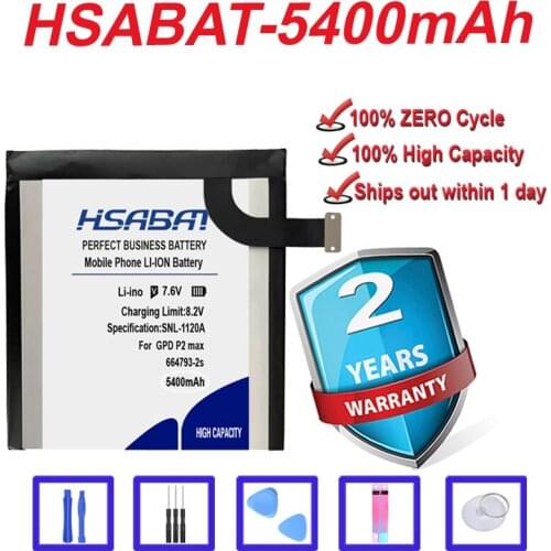 Top Brand 100% New 5400mAh Battery for GPD P2 Max in stock