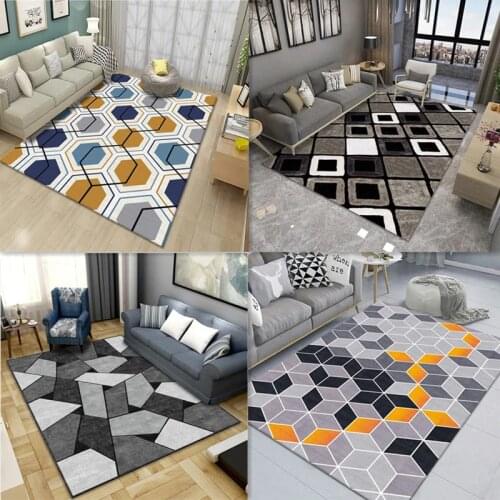 Thickened imitation cashmere living room coffee table bedroom study balcony entrance hall kitchen rectangular carpet can be cust