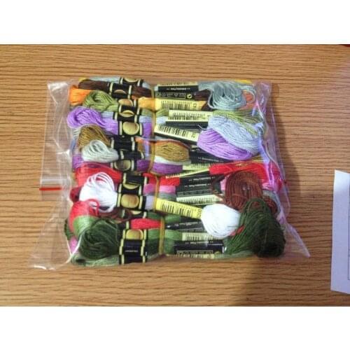 8TH CXC Cross Stitch Threads,100PIeces/Set radom color Cross Stitch Threads, Similar DMC Cross Stitch Embroidery ,Sewing Skein