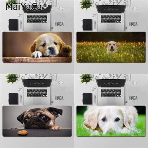 MaiYaCa Top Quality cute peeking dog Laptop Computer Mousepad Free Shipping Large Mouse Pad Keyboards Mat
