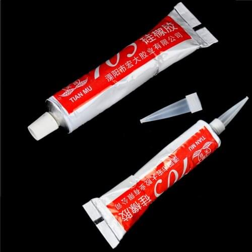 1PC 50ML High Temperature Outdoor Tent Waterproof Repair Glue Transparent 705 Silicone Rubber Gel Adhesive Sealants