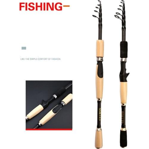 1.8~2.7m Straight Handle Flexible Rod For Fishing Carbon Casting Fishing Rod Fast Action Lure Fishing Rods Fish Pole For Fishing