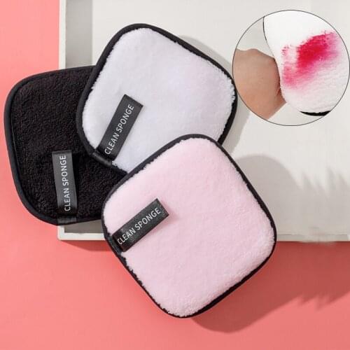 Reusable Cotton Remover Pads Microfiber Wipes Make Up Removal Washable Cotton Cleaning Pads Skin Care Tools 1PCS