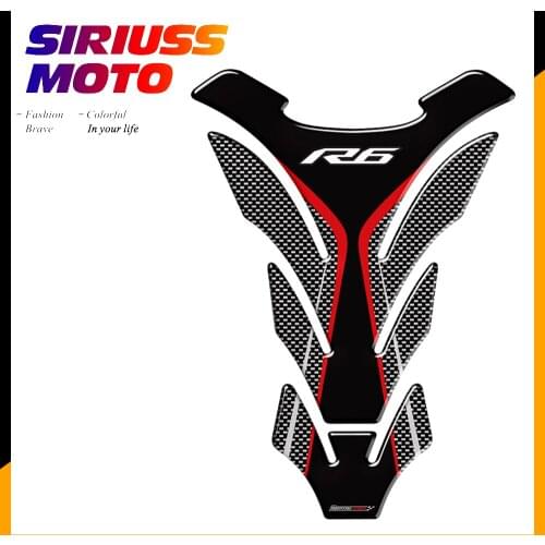 3D Motorcycle Tank Pad Protector Decal Stickers Case for Yamaha R6 YZF-R6 Tank