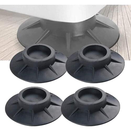 4PCS Anti-Vibration Washing Machine Supports Flooring Protector Anti Walk Feet for Washer and Dryer