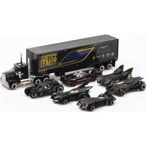7pcs/Set bat diecast Metal Cars 1:64 Alloy Cars Truck Model Classic Cars Toy Vehicles Christmas Gift kids toys Cars