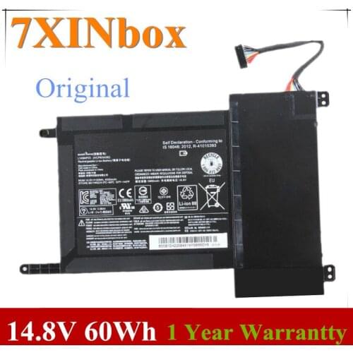 7XINbox 14.8V 60wh 4050mAh Original L14M4P23 L14S4P22 Laptop Battery For Lenovo IdeaPad Y700 Y700-17iSK Series 5B10H22084