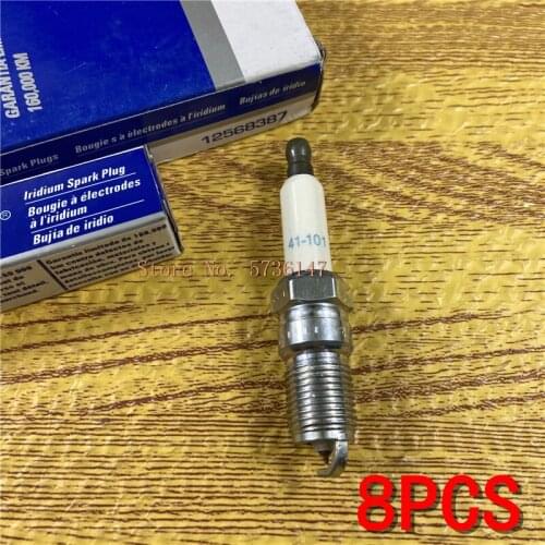 8PCS 41-101 12568387 IRIDIUM Spark Plug ITR4A15 For BUICK REGAL GL8 PONTIAC AZTEK CHEVROLET CAMARO MALIBU BLAZER