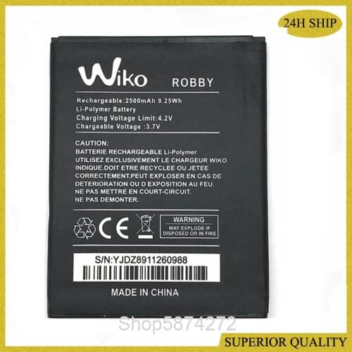 Battery For Wiko Robby Battery 2500mAh Batterie Bateria Batterij