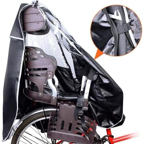 Child Bike Rear Seat Rain Cover Waterproof Sand Proof Cover Dust Protector