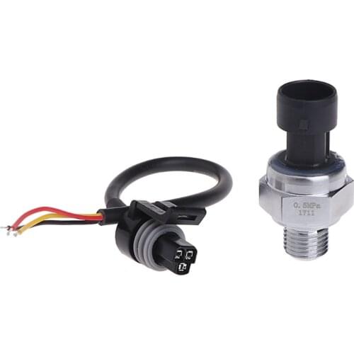 G1/4" Inch 5V 0-0.5 MPa Pressure Transducer Sensor Oil Fuel Diesel Gas Water Air