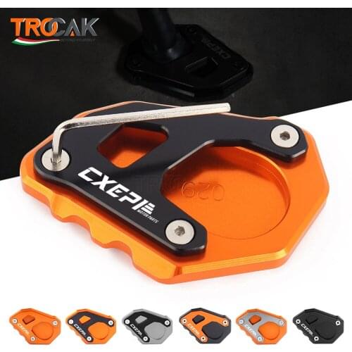 For KTM Adventure 1290 1050 1090 1190 Adv 790Adventure R Motorcycle CNC Kickstand Foot Side Stand Extension Pad Support Plate
