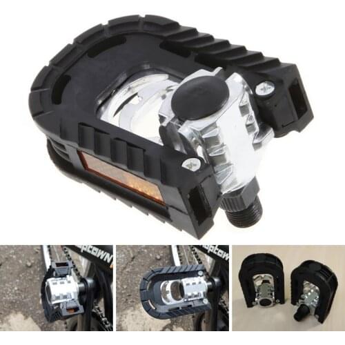 Folding Bicycle Pedal Non-slip MTB Bike Pedals Aluminum Alloy Bilateral Foldable Pedals Cycling Ball Bearing Pedals Bike Parts