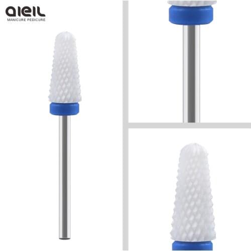 Ceramic Milling Cutter for Manicure Pedicure Rotary Nail Drill Bit Electric Manicure Drill Accessory Art Tools