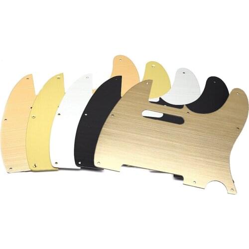1pcs Electric Guitar Metal Pickguard 8/10 Hole TL Compatible For TL Style Guitar Parts Replacement 5 Coloer