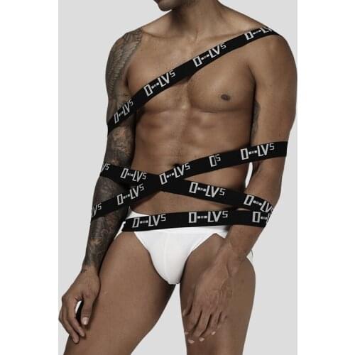 ORLVS Brand sexy men jockstrap gay underwear sissy panties quick dry thongs men g string jockstrap homme gay thong lingerie men