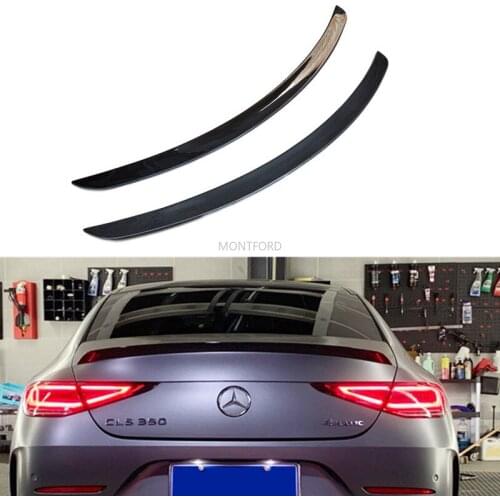 Real carbon fiber choke version is suitable for Mercedes-Benz W257 new CLS300 CLS350 CLS260 modified CLS53 tail AMG top wing