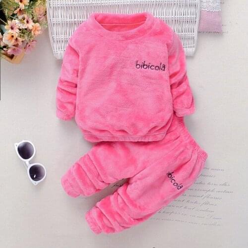 New Homewear Fashion Pajamas Baby Boy Clothes Sets For Girls Clothing Toddler Child Casual Suit Kid Suits