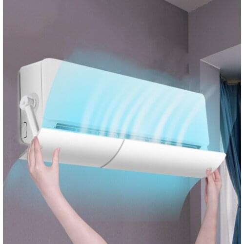 New Home Adjustable Air Conditioner Cover Outdoor Anti Direct Blowing Retractable Air Conditioning Wind Shield Deflector Baffle