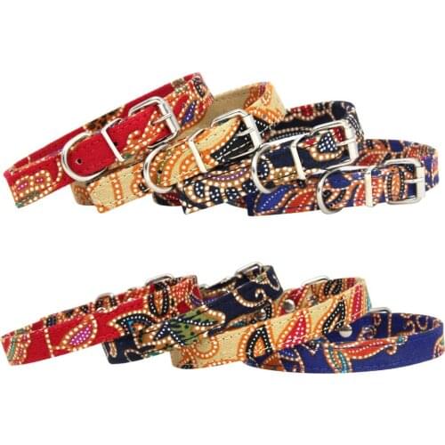 Cat Dog Collars Durable Pet Dog Collar Colorful Puppy Cats Collar Small Dog Collar Accessories French Bulldog Yukshire Schnauzer