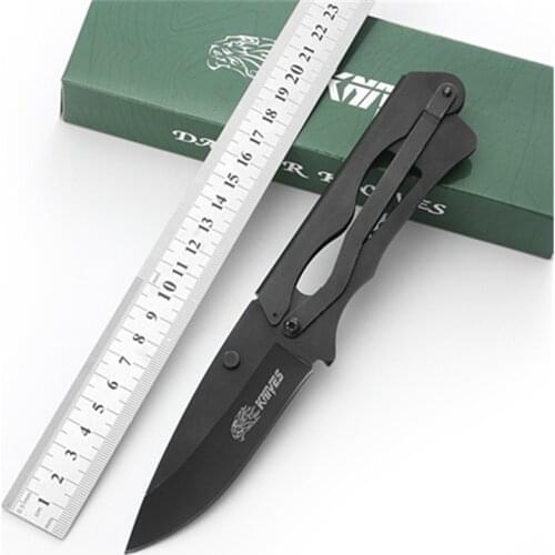 Outdoor Knife Tactics High Hardness Portable Multi-function Knife Straight Knife for SelfDefense Survial Climbing Riding Camping